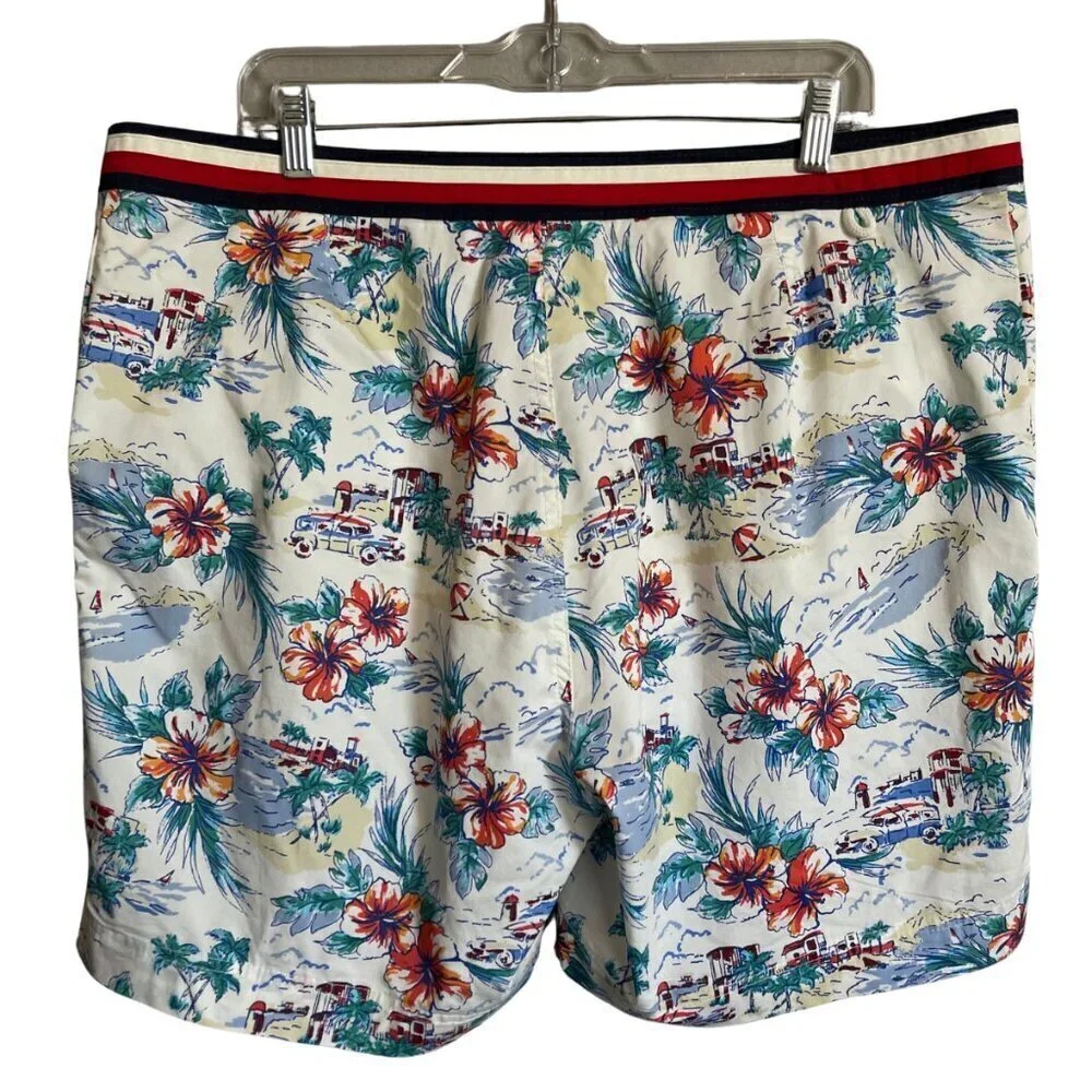 LIKE NEW Tommy Hilfiger Hawaiian Swim Trunks Size XL